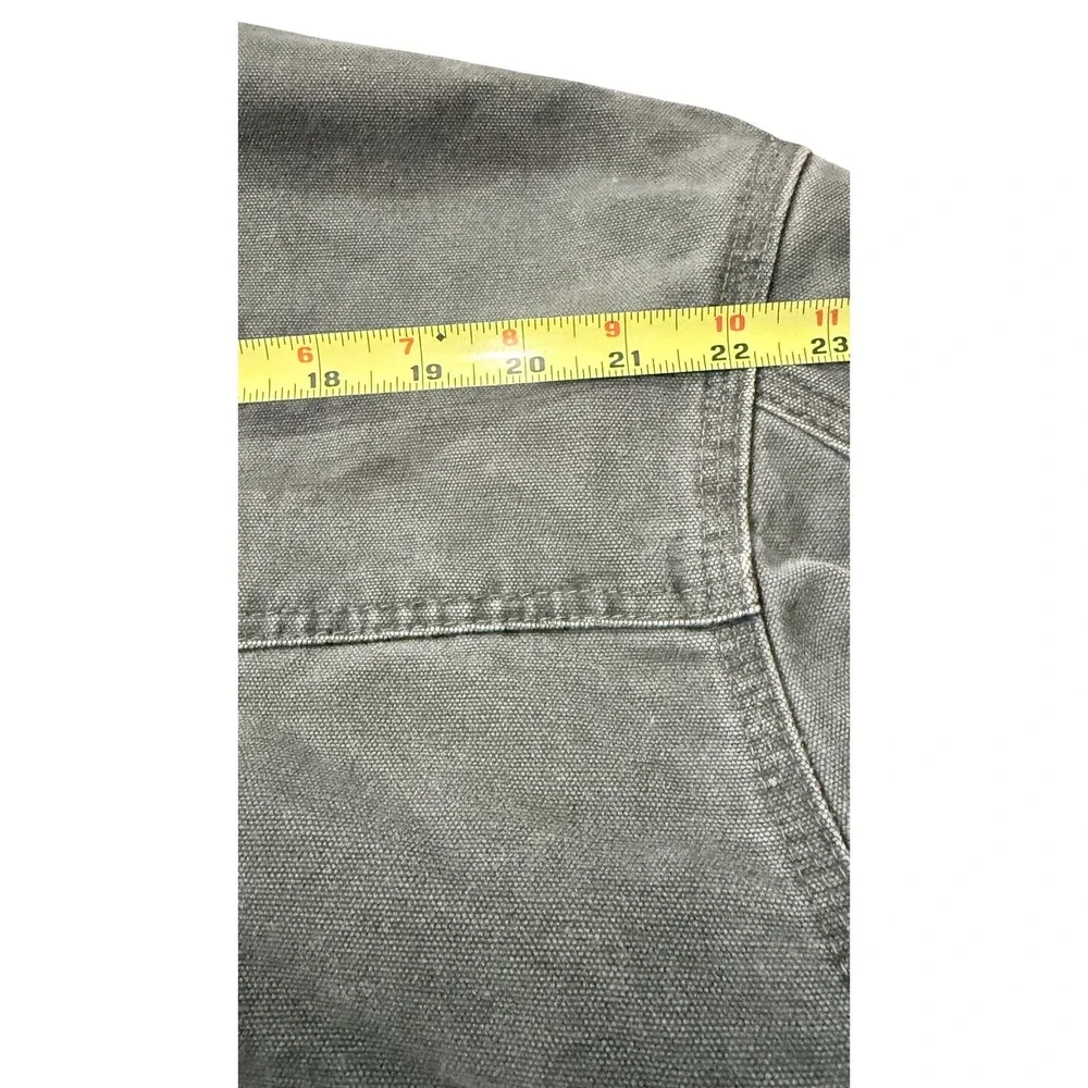 Carhartt Mens Work‎ Jacket Chore Coat Quilted Lined Green Logo USA 2XL 1x